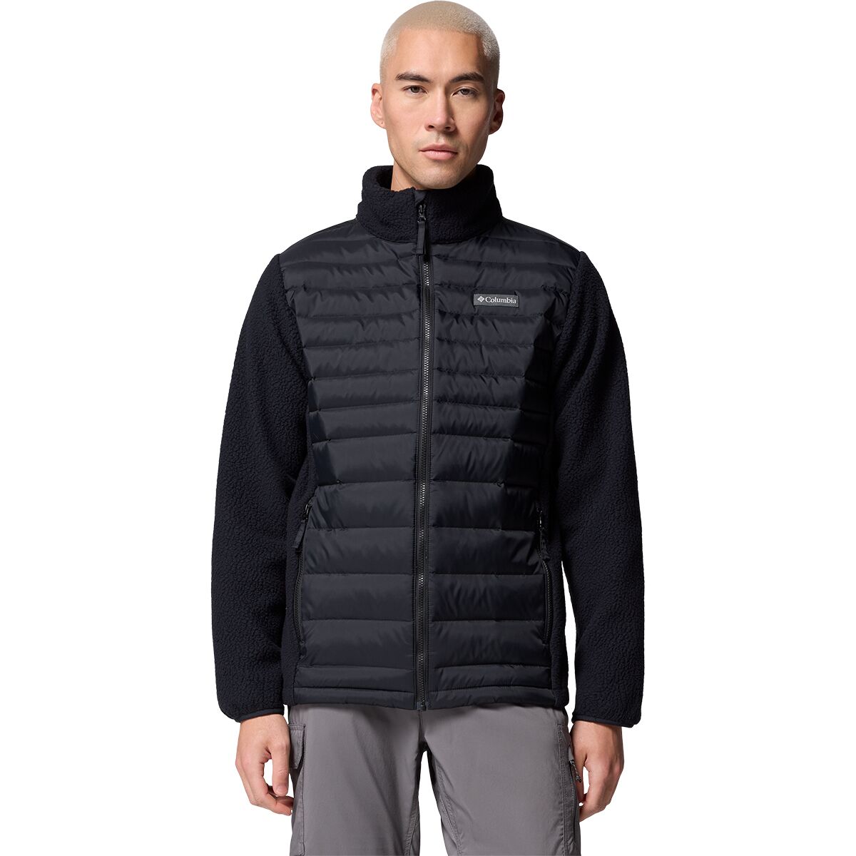 Image of Columbia Juniper Peak Hybrid Jacket - Men's Black, L