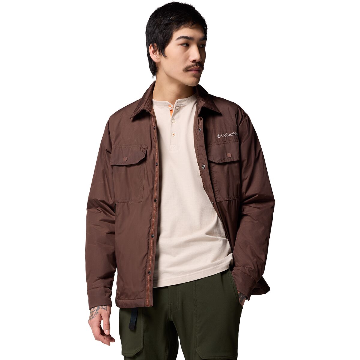 Image of Columbia Landroamer Shirt Jacket - Men's Tobacco, L