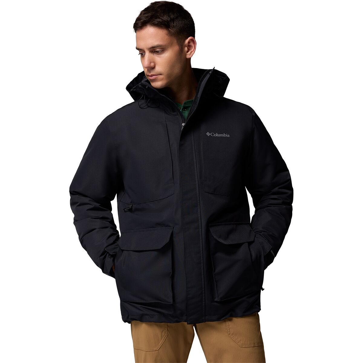 Image of Columbia Landroamer Shirt Jacket Interchange - Men's Black, XXL