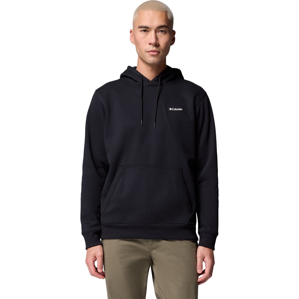 Image of Columbia Meridian Creek Graphic Hoodie - Men's Black Branded Blanket, XL