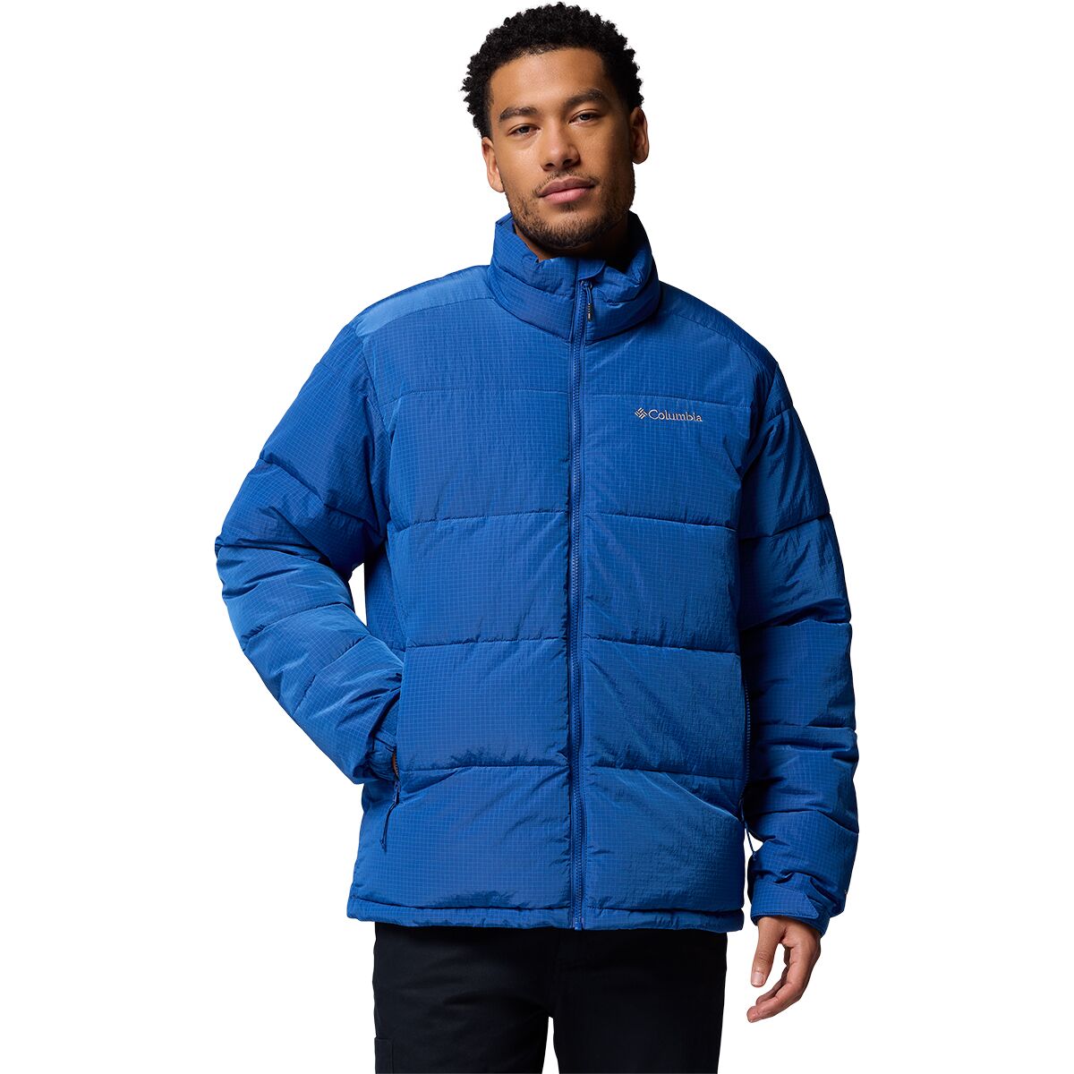 Image of Columbia Pike Lake Novelty Jacket - Men's Mountain Blue, M
