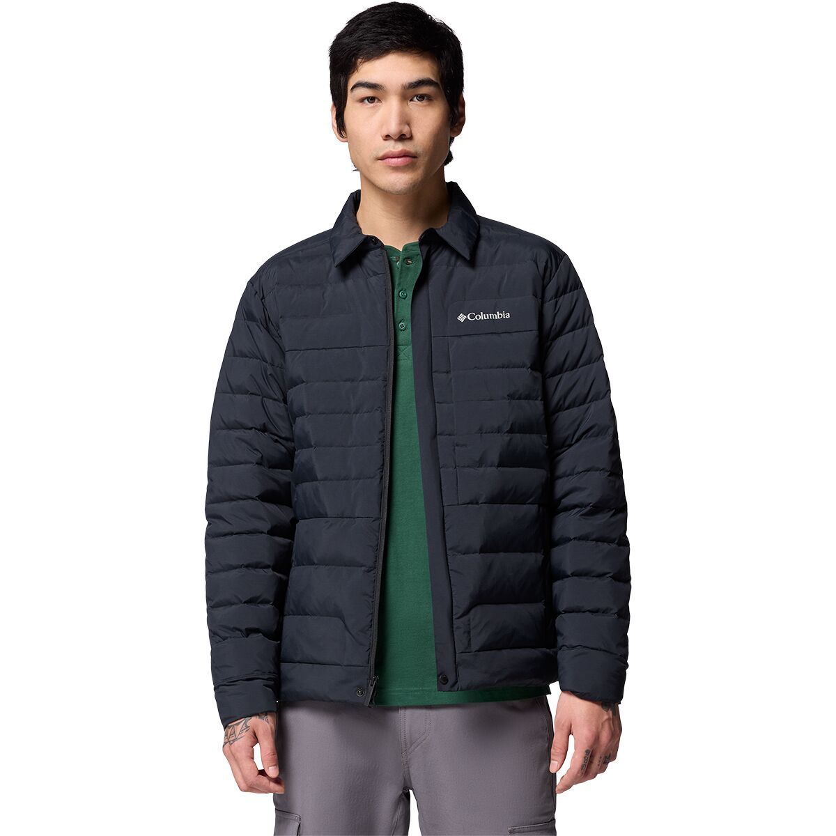 Image of Columbia Street Heights Shirt Jacket - Men's Black, S