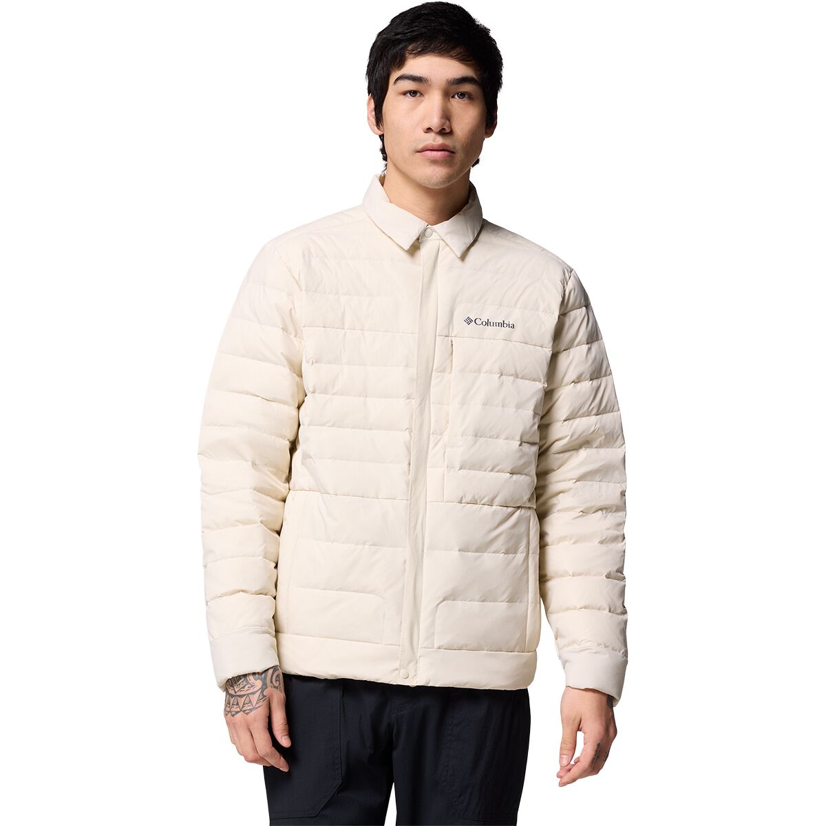 Image of Columbia Street Heights Shirt Jacket - Men's Dark Stone, S