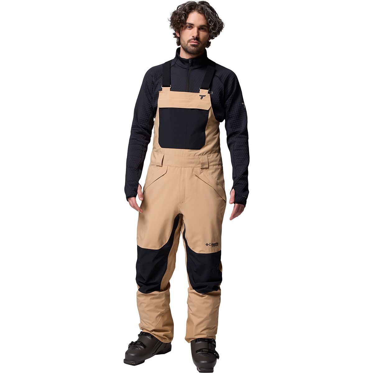 Image of Columbia Winter District Bib - Men's Canoe/Black, L/Reg