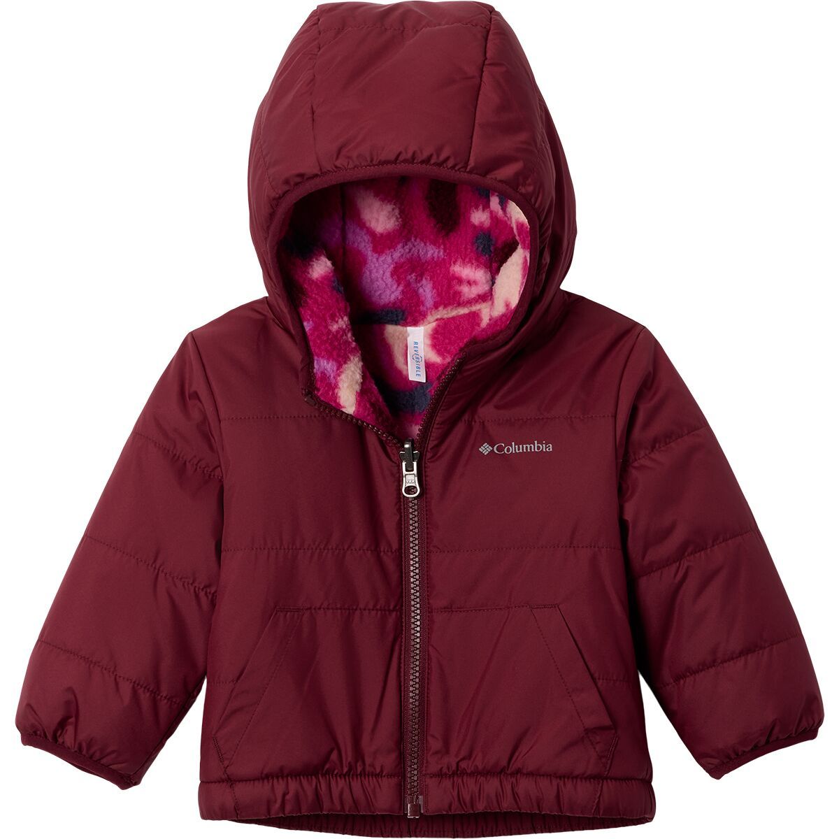 Image of Columbia Double Trouble III Jacket - Infants' Rich Wine/Pink Ice Uniflauge, 6/12M