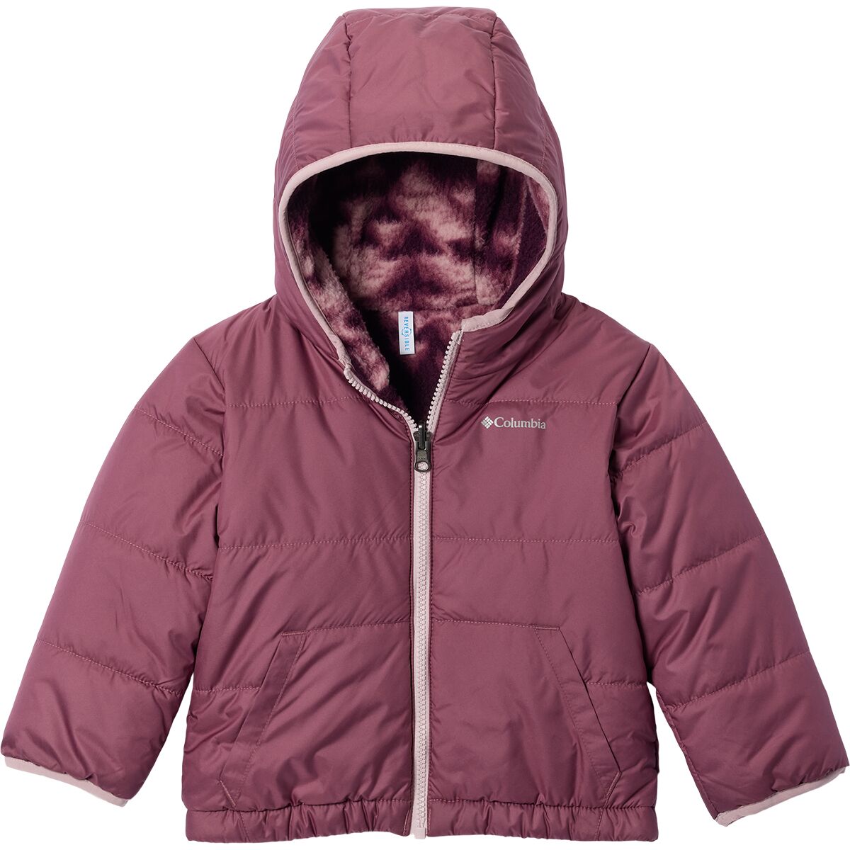 Image of Columbia Double Trouble III Jacket - Toddlers' Antique Mauve/Antique Mauve Sketchup, 2T