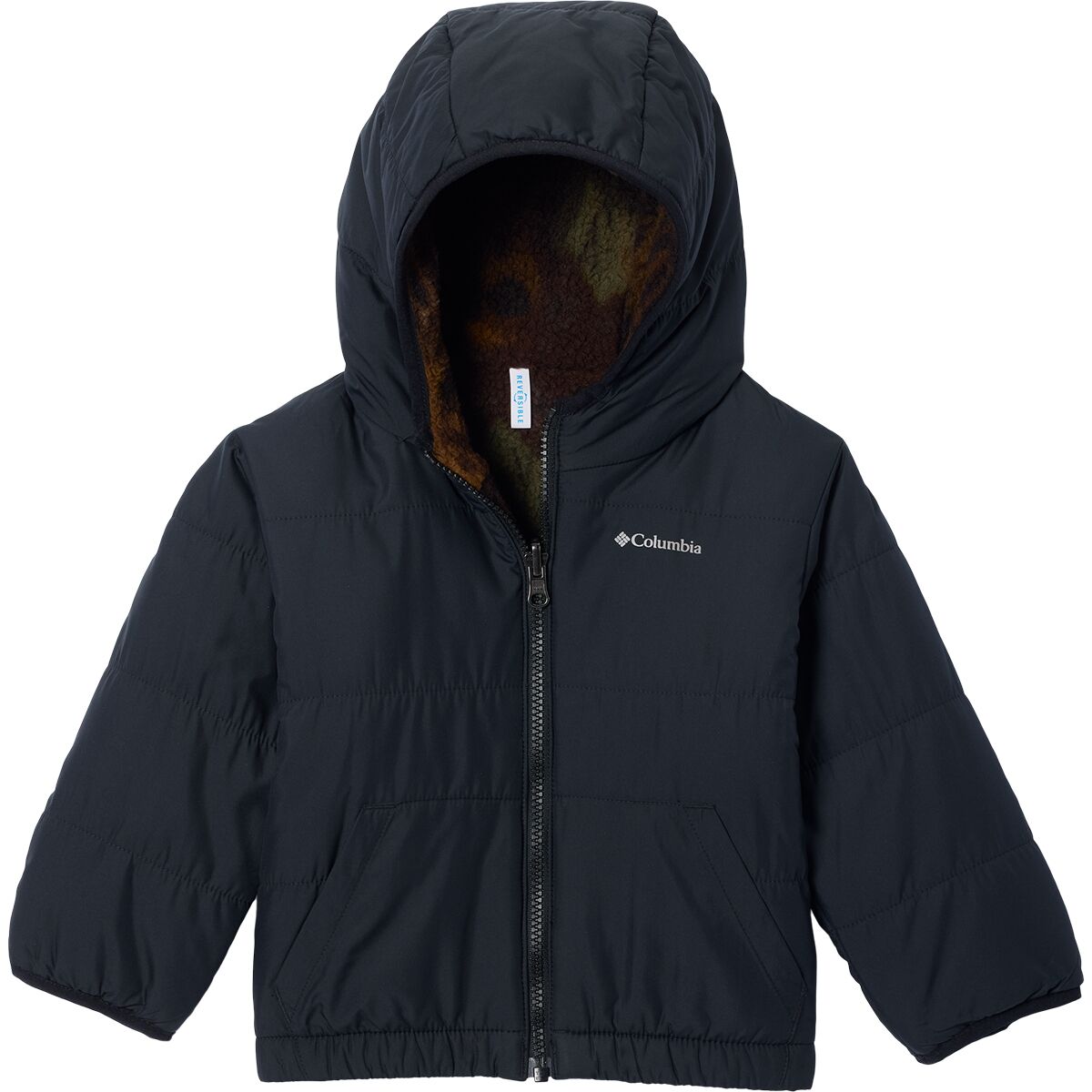 Image of Columbia Double Trouble III Jacket - Toddlers' Black/Timberwolf2, 4T