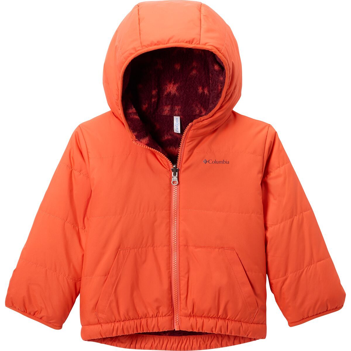 Image of Columbia Double Trouble III Jacket - Toddlers' Zing/Zing Peaked Tonal, 3T