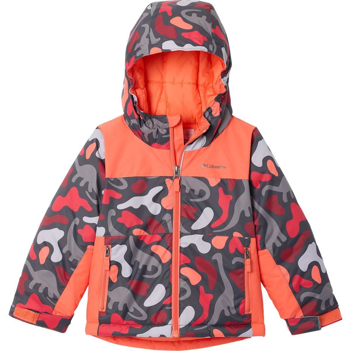 Image of Columbia Lightning Lift IV Printed Jacket - Toddler Boys' Shark Dinoflauge/Zing, 3T