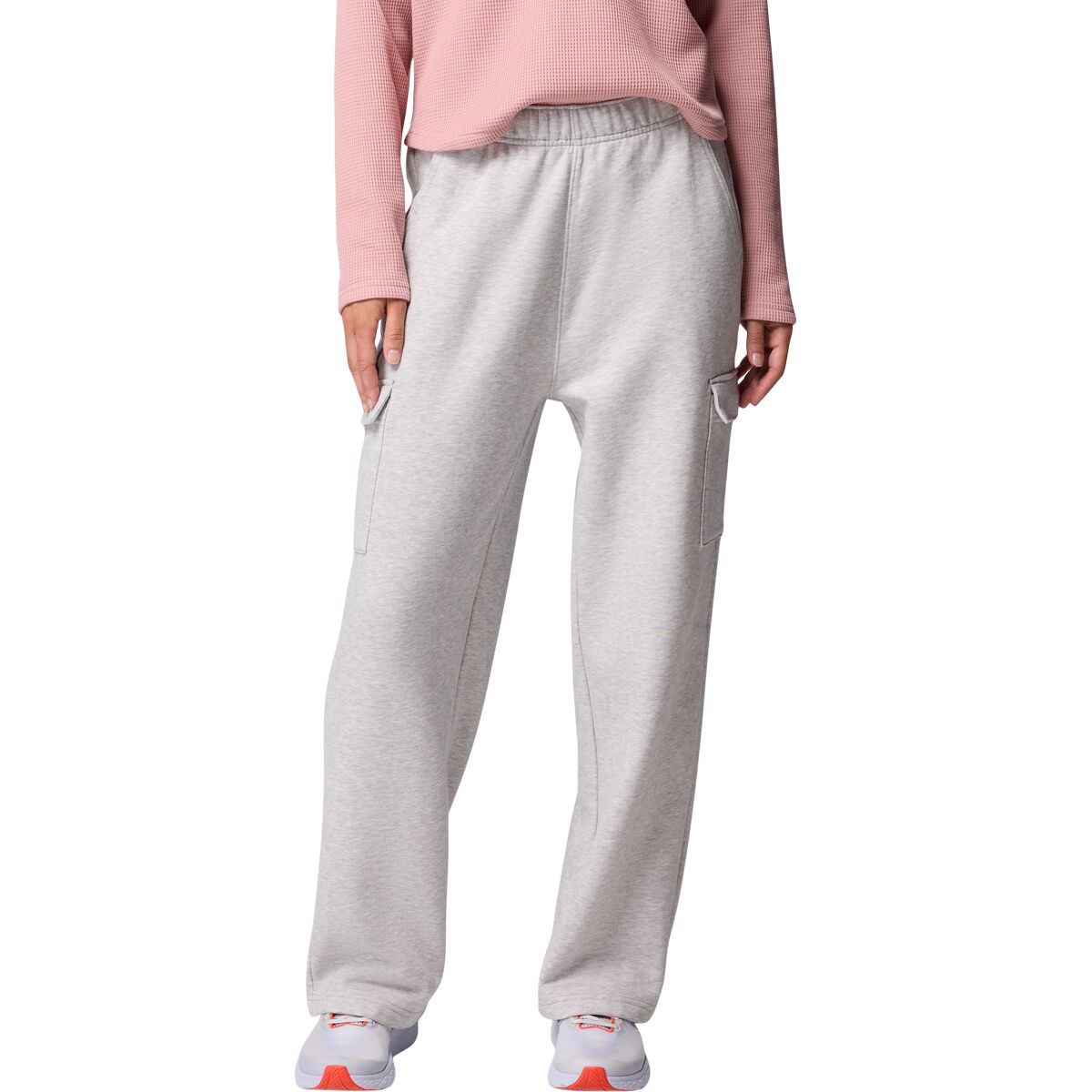 Image of Columbia Aldermore Fleece Cargo Pant - Women's Columbia Grey Heather, L/Reg
