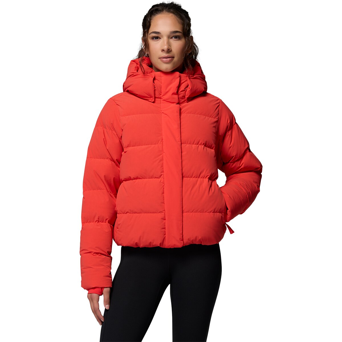 Image of Columbia Amaze Puff Hooded Jacket - Women's Poppy Red, S