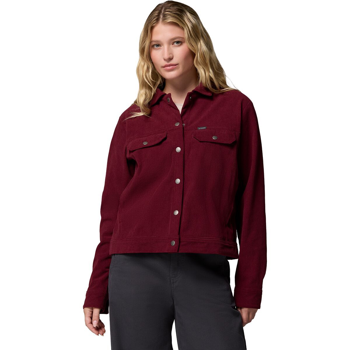 Columbia Blue Point Creek Short Corduroy Shirt Jacket - Women