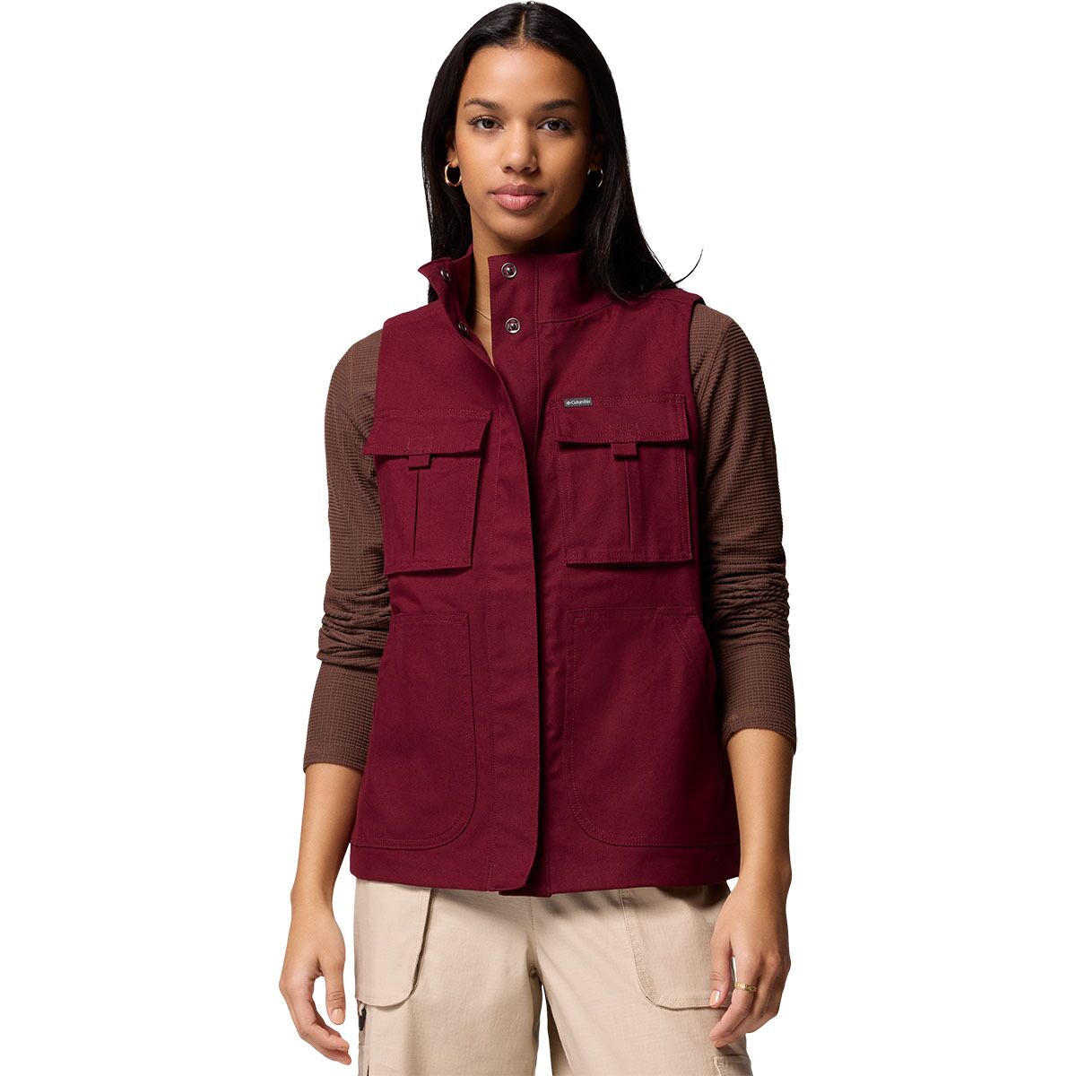 Image of Columbia Brea Falls Vest - Women's Rich Wine, L