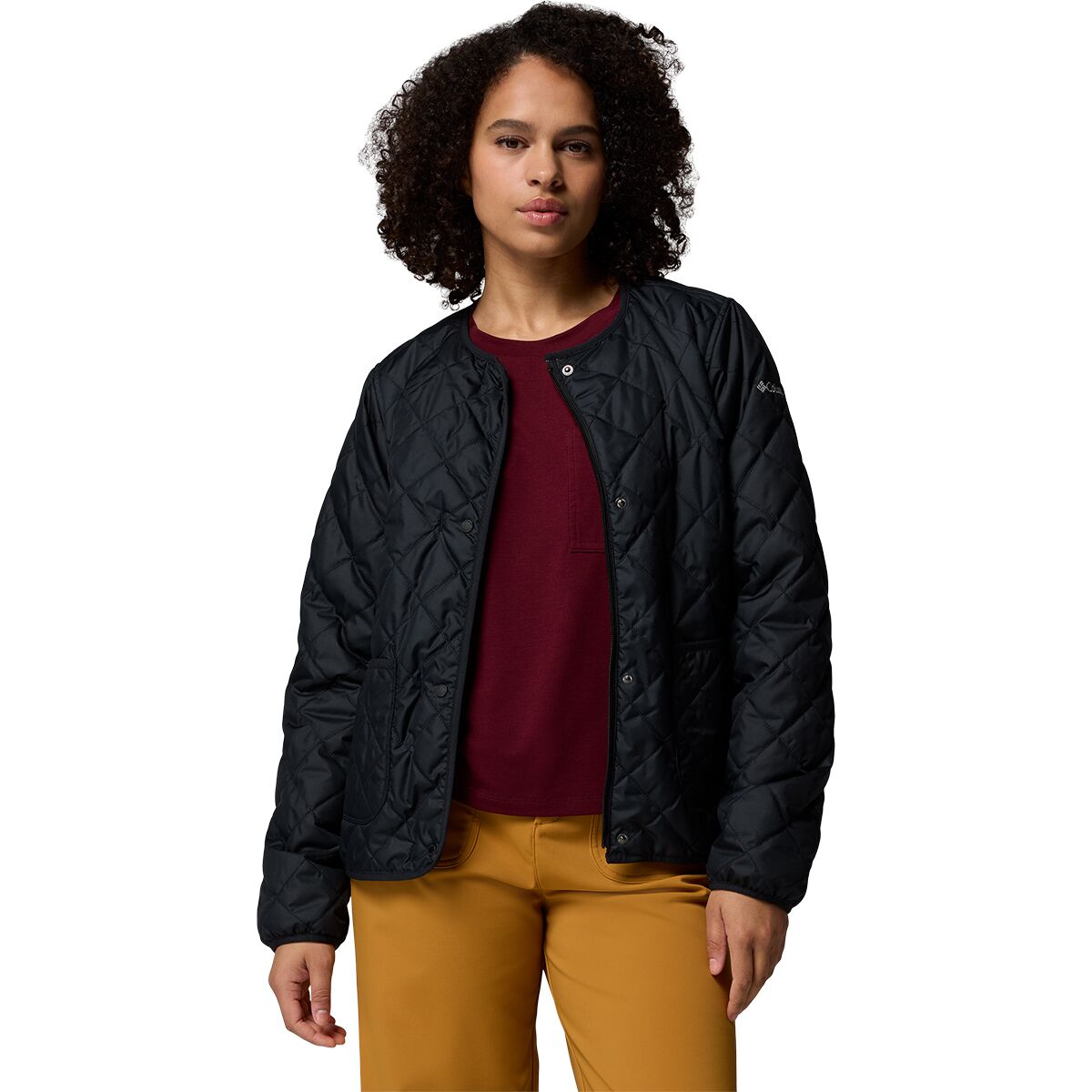 Image of Columbia Copper Crest Collarless Jacket - Women's Black, L