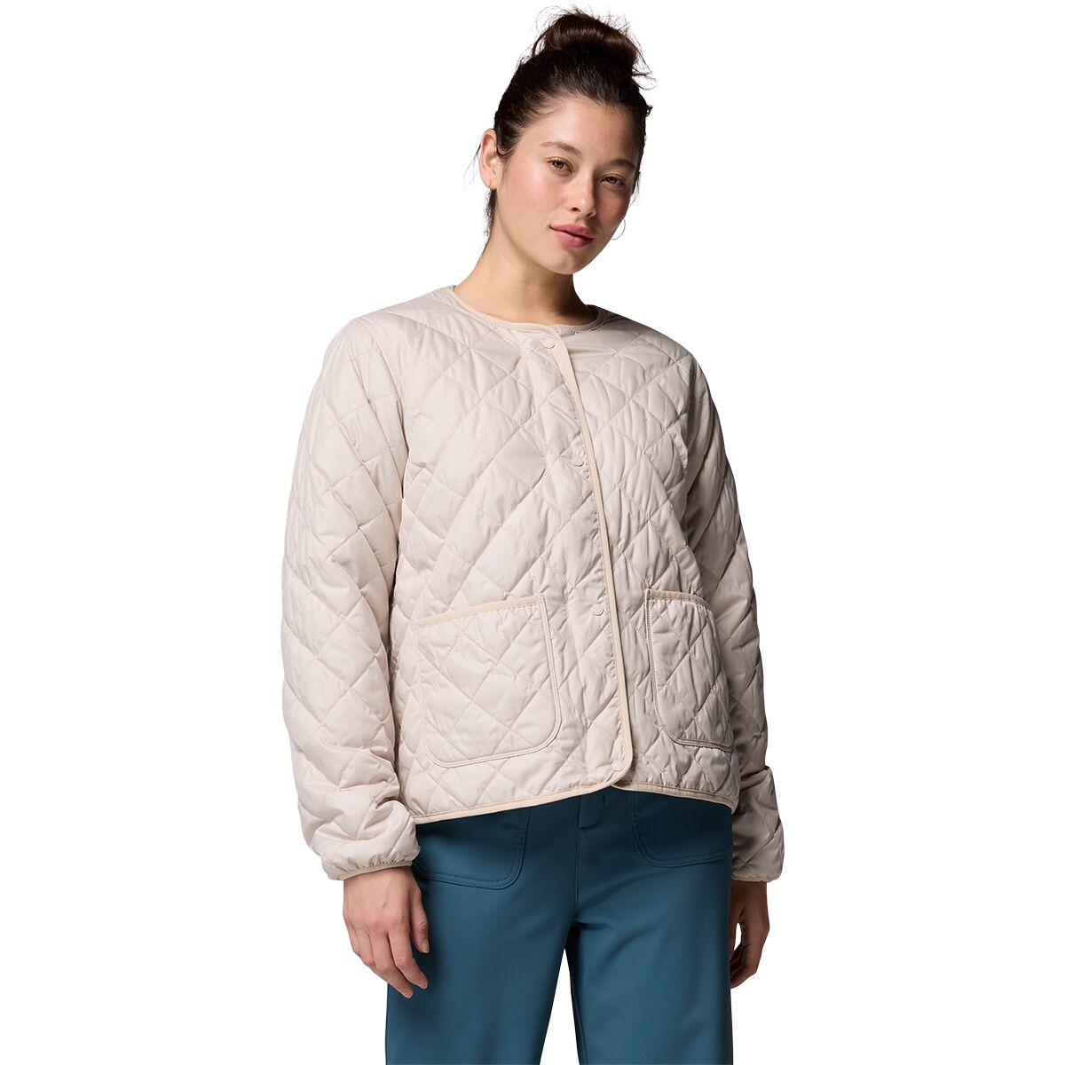 Image of Columbia Copper Crest Collarless Jacket - Women's Dark Stone, L