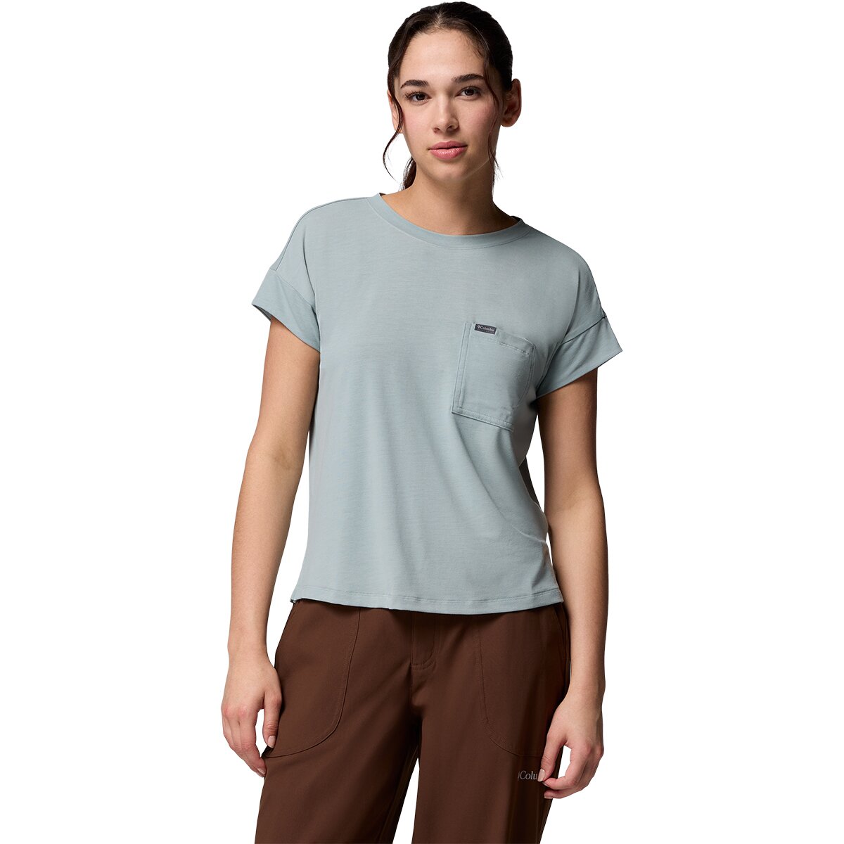 Image of Columbia Daniela Falls Shirt - Women's Crushed Blue, M
