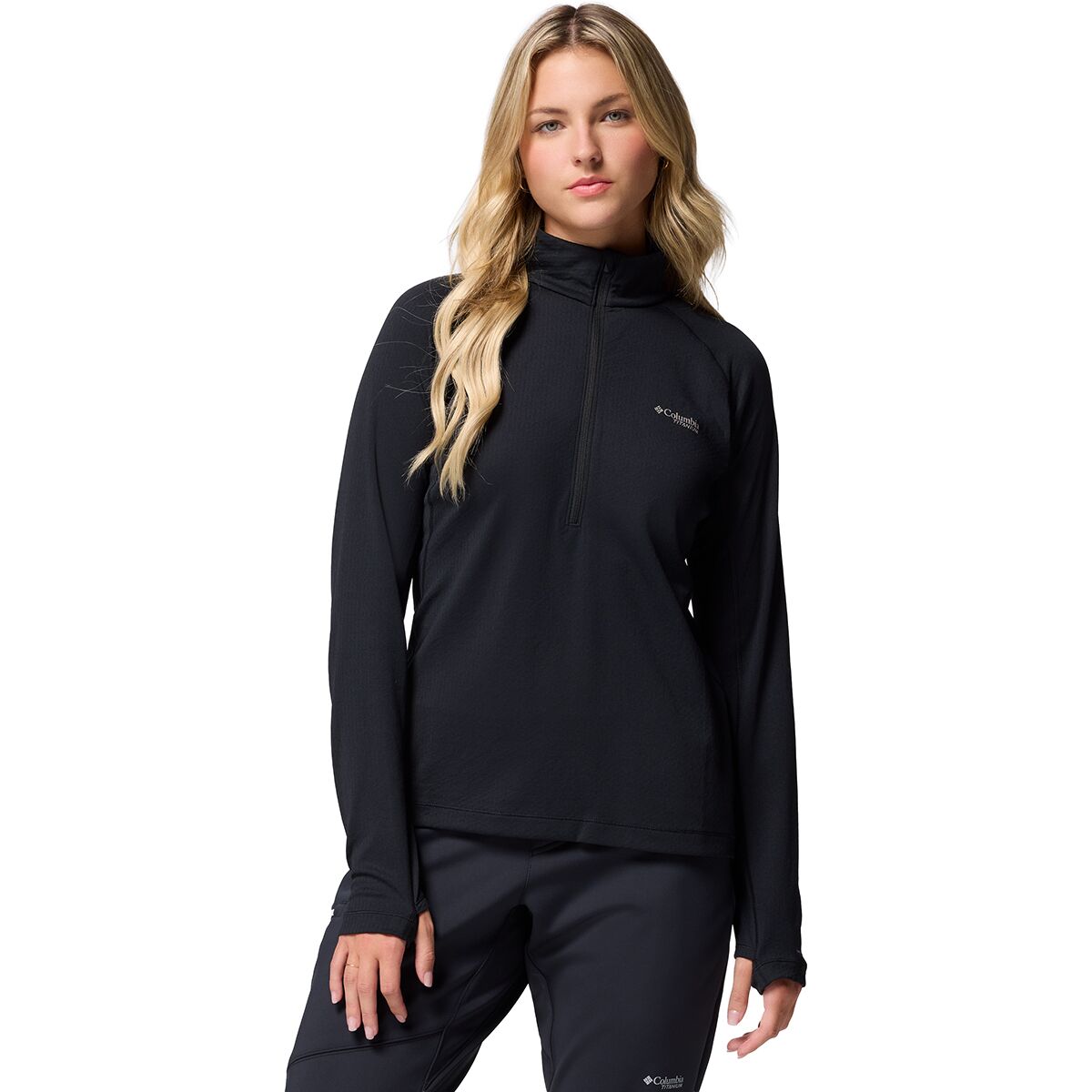 Image of Columbia DriVenture 1/2-Zip Top - Women's Black, S