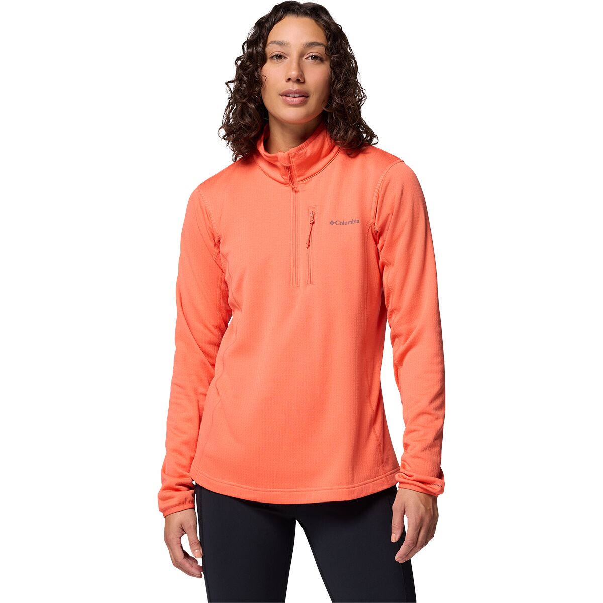 Image of Columbia Essential Hike Grid Fleece 1/2-Zip Pullover - Women's Zing, XS