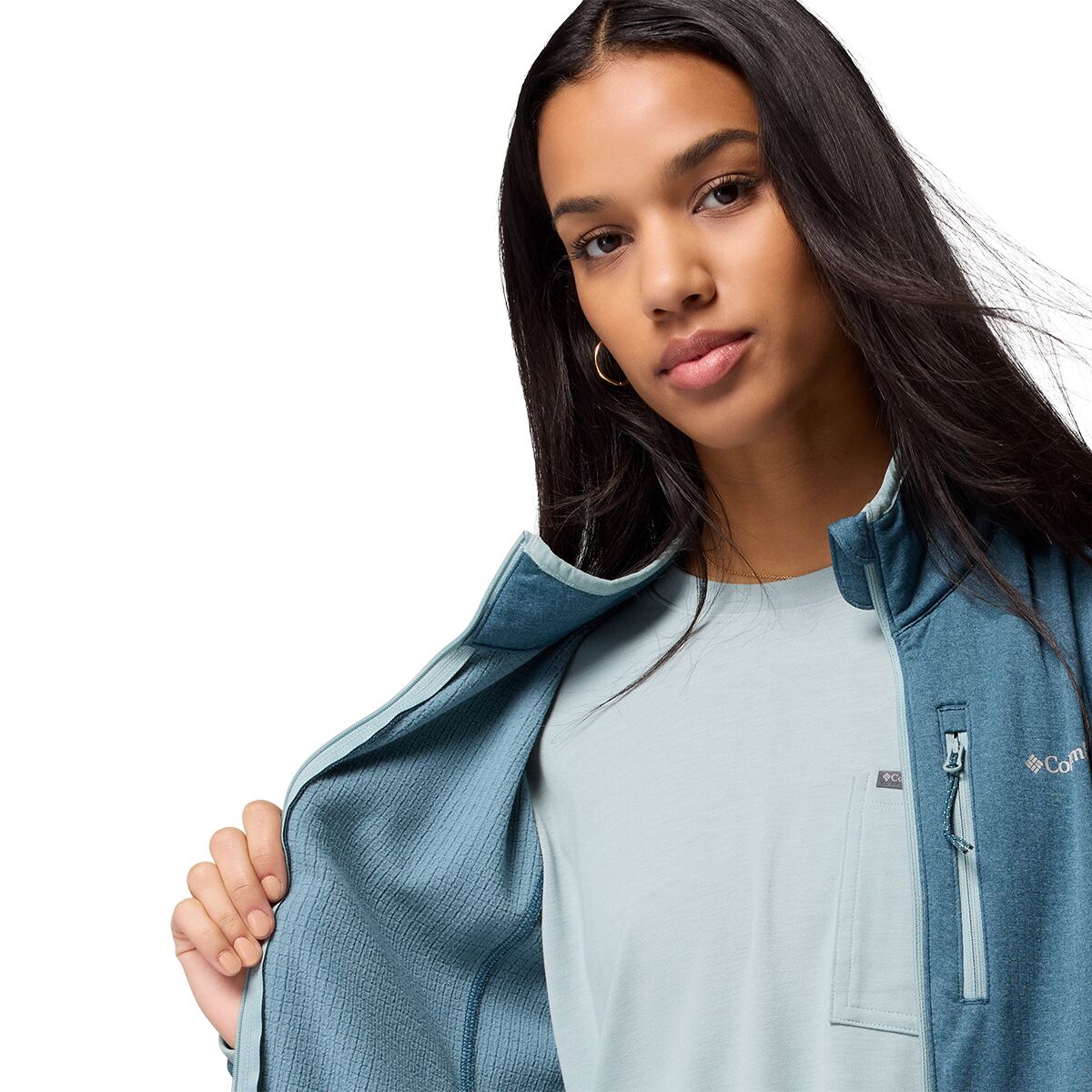 Columbia Essential Hike Grid Fleece Full-Zip Jacket - Women's