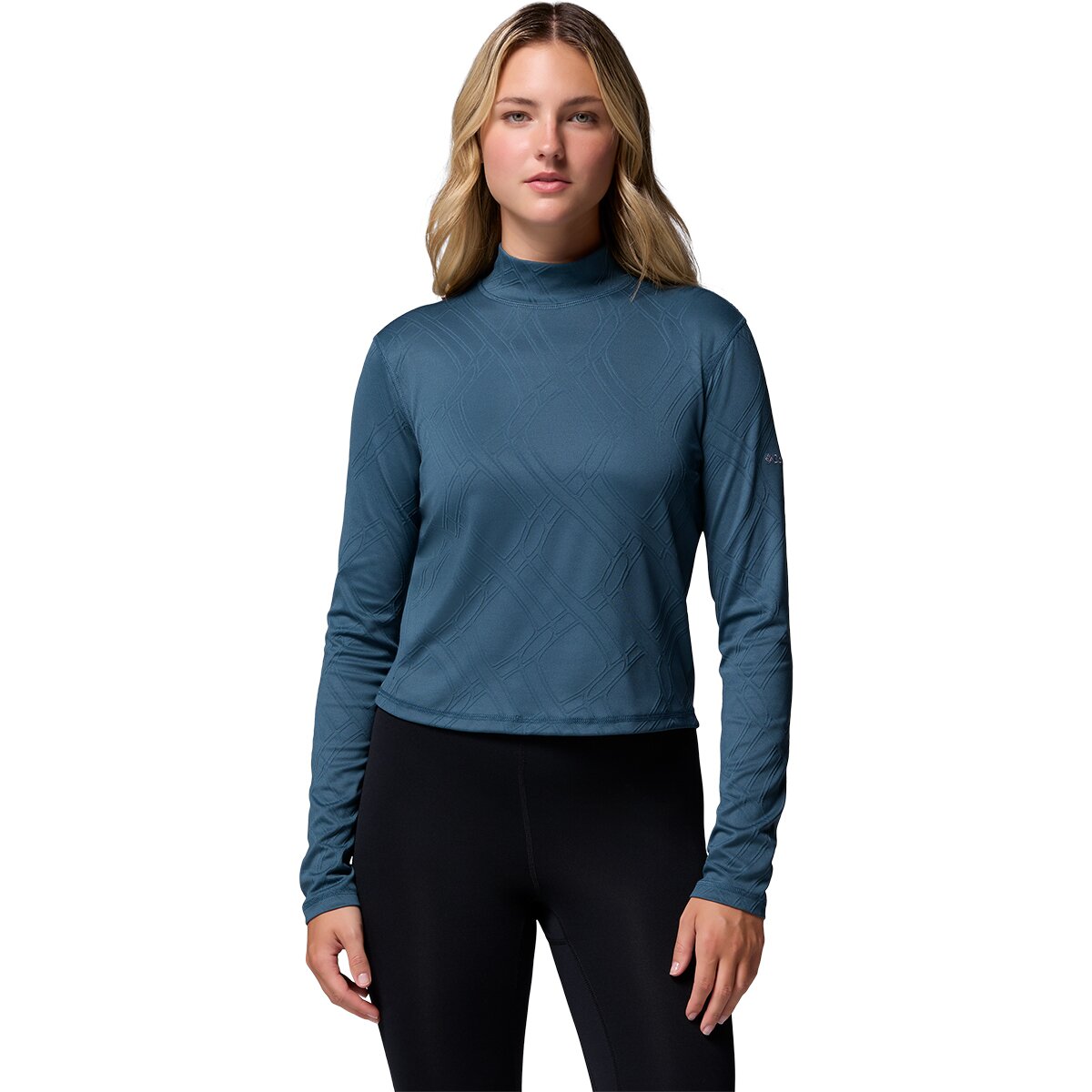Image of Columbia Granite Point Long-Sleeve Turtleneck - Women's Everblue, L
