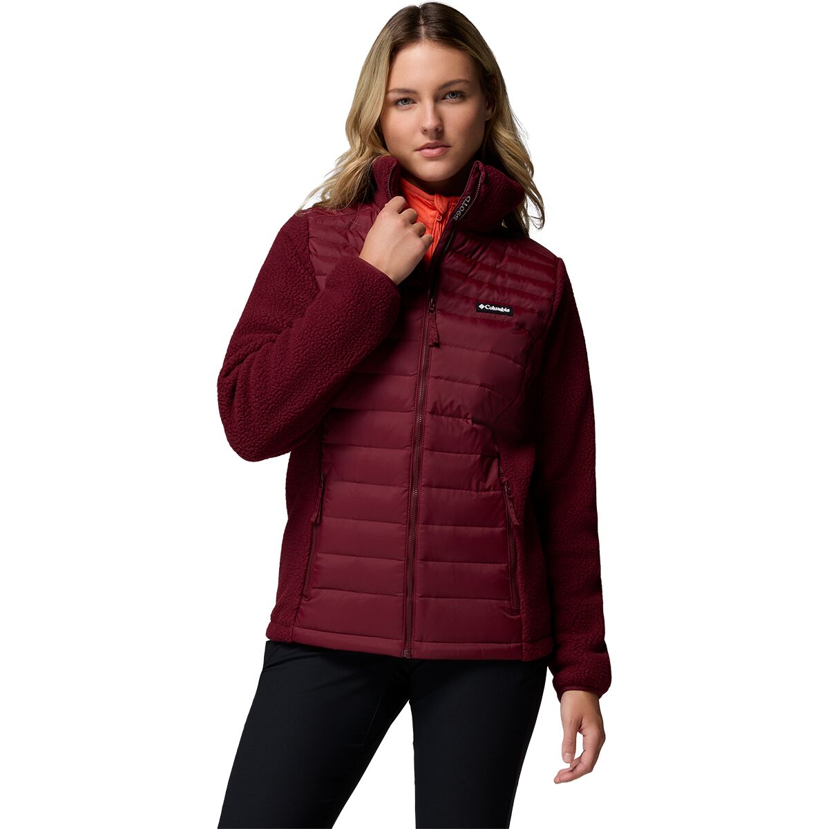 Image of Columbia Juniper Peak Hybrid Jacket - Women's Rich Wine, L