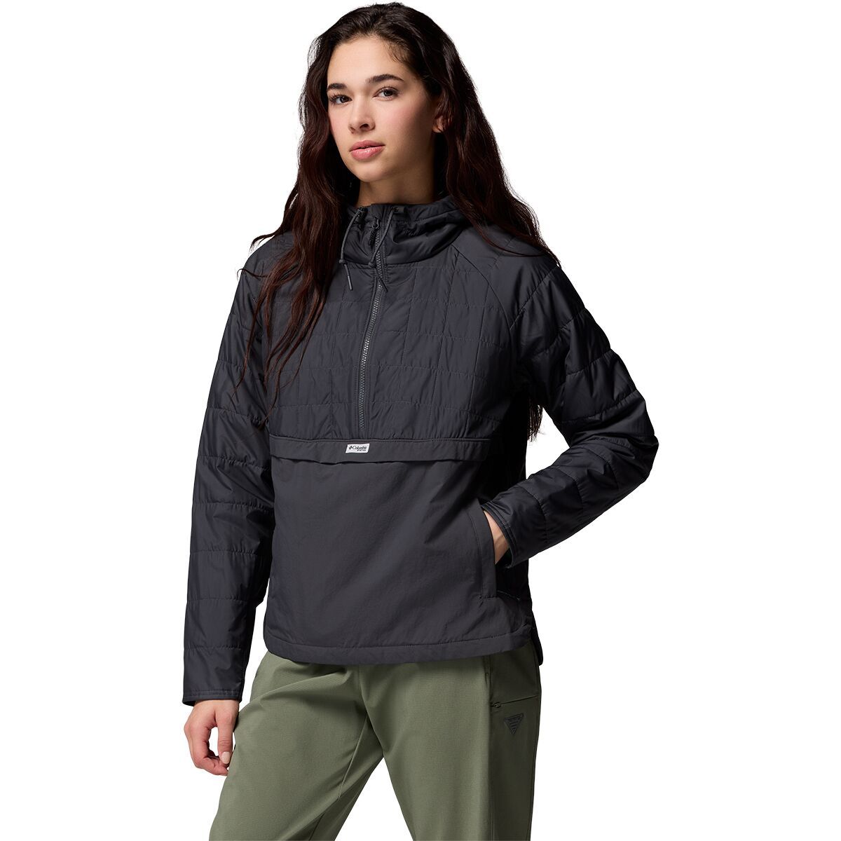 Image of Columbia PFG Uncharted II Insulated Anorak - Women's Shark, XL