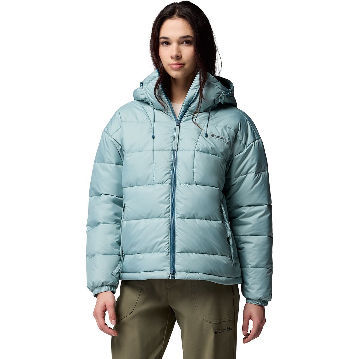 Image of Columbia Pike Lake III Hooded Jacket - Women's Crushed Blue, L