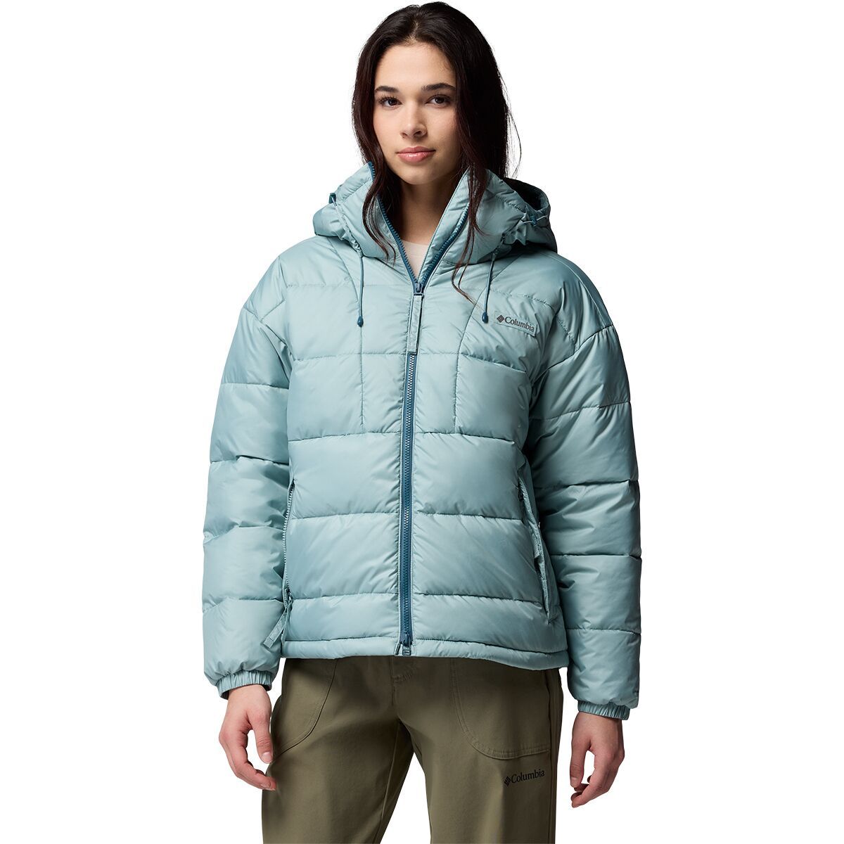 Image of Columbia Pike Lake III Hooded Jacket - Women's Crushed Blue, XL