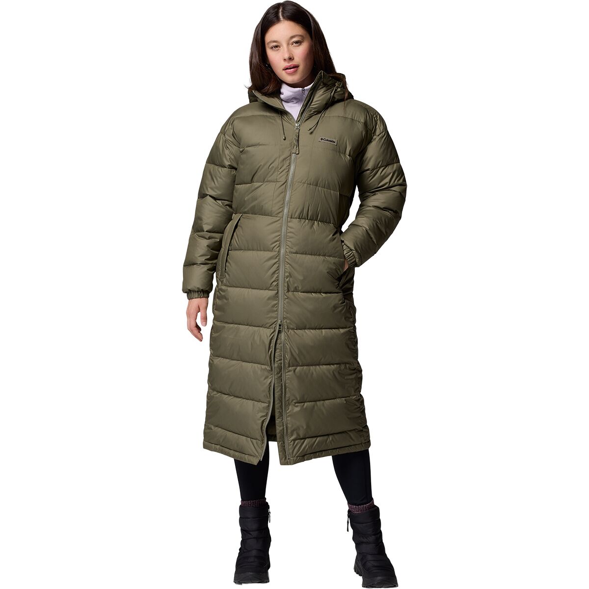 Image of Columbia Pike Lake III Long Jacket - Women's Stone Green, XL