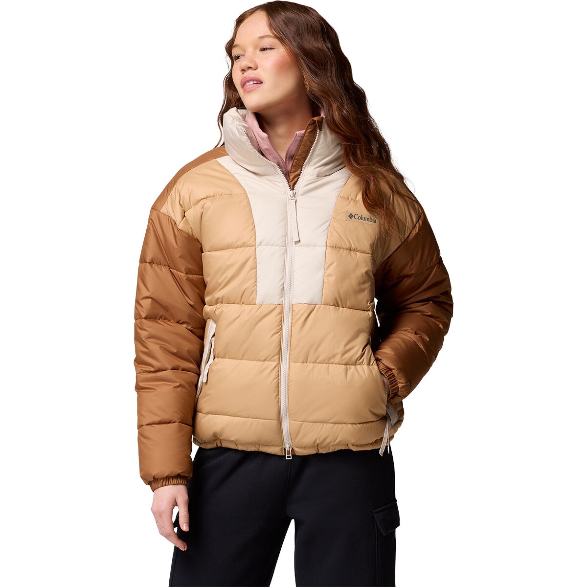 Image of Columbia Pike Lake Jacket - Women's Canoe/Camel Brown/Dark Stone, XL