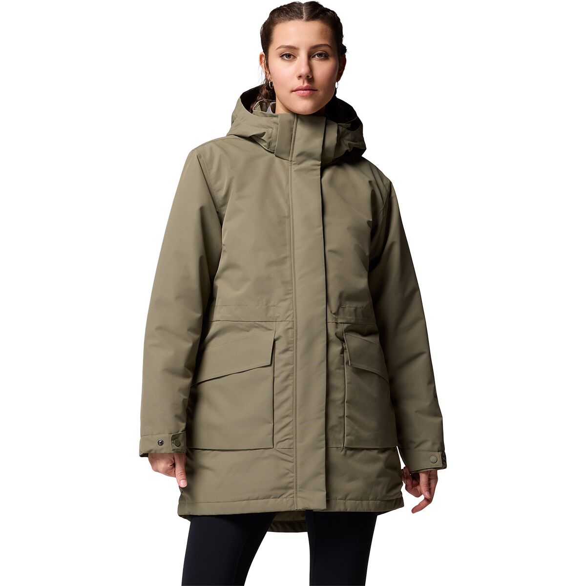 Image of Columbia Pulaski Parka - Women's Stone Green, L