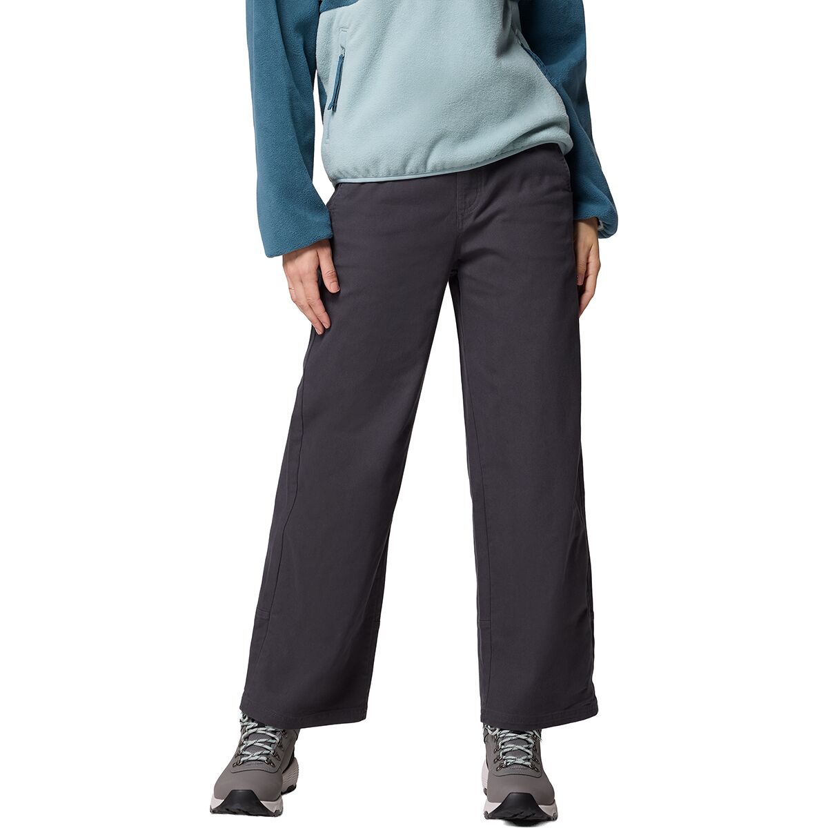 Image of Columbia ROC Wide Leg Pant - Women's Shark, 2/Reg