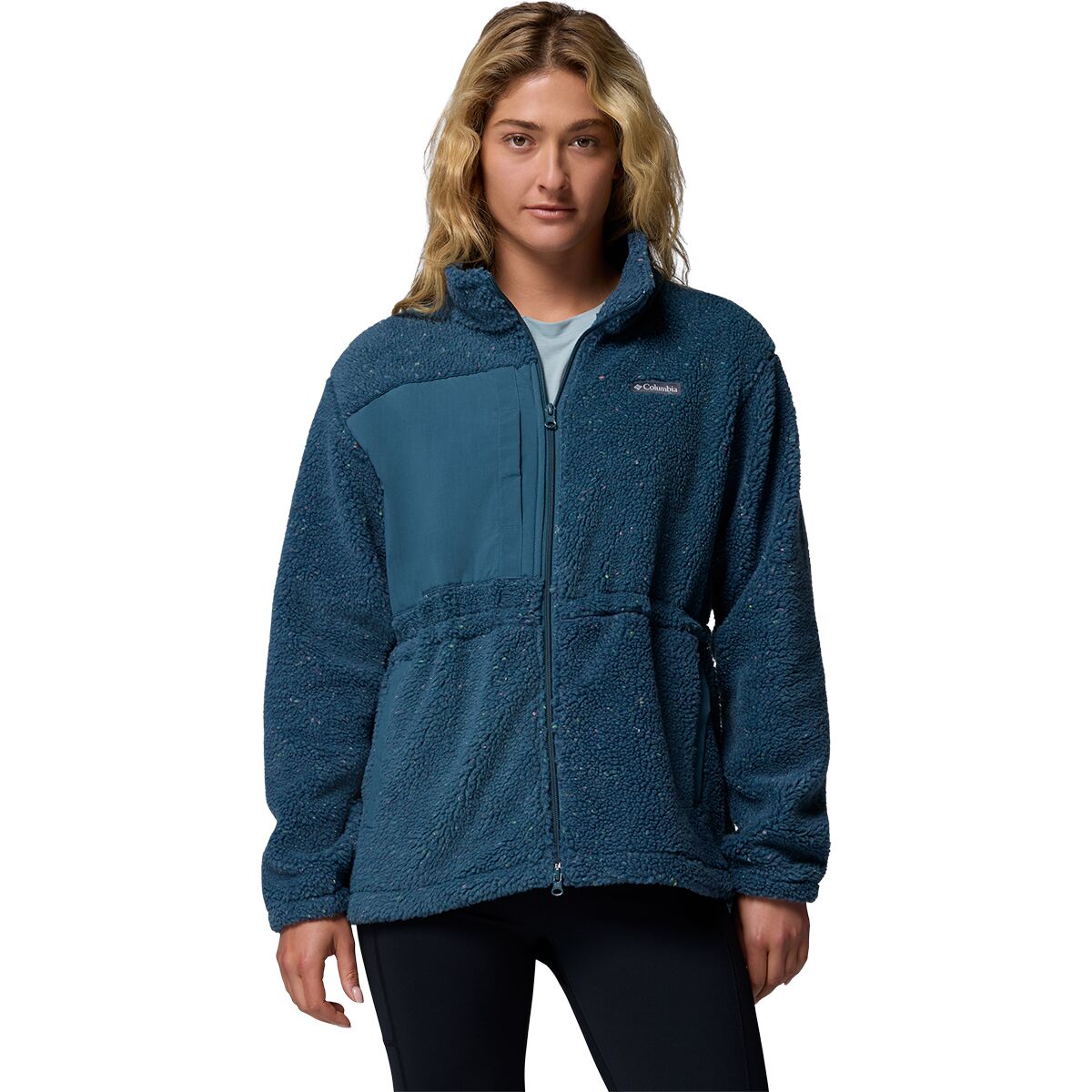 Image of Columbia Stellar Path Fleece Full-Zip Jacket - Women's Everblue, XS