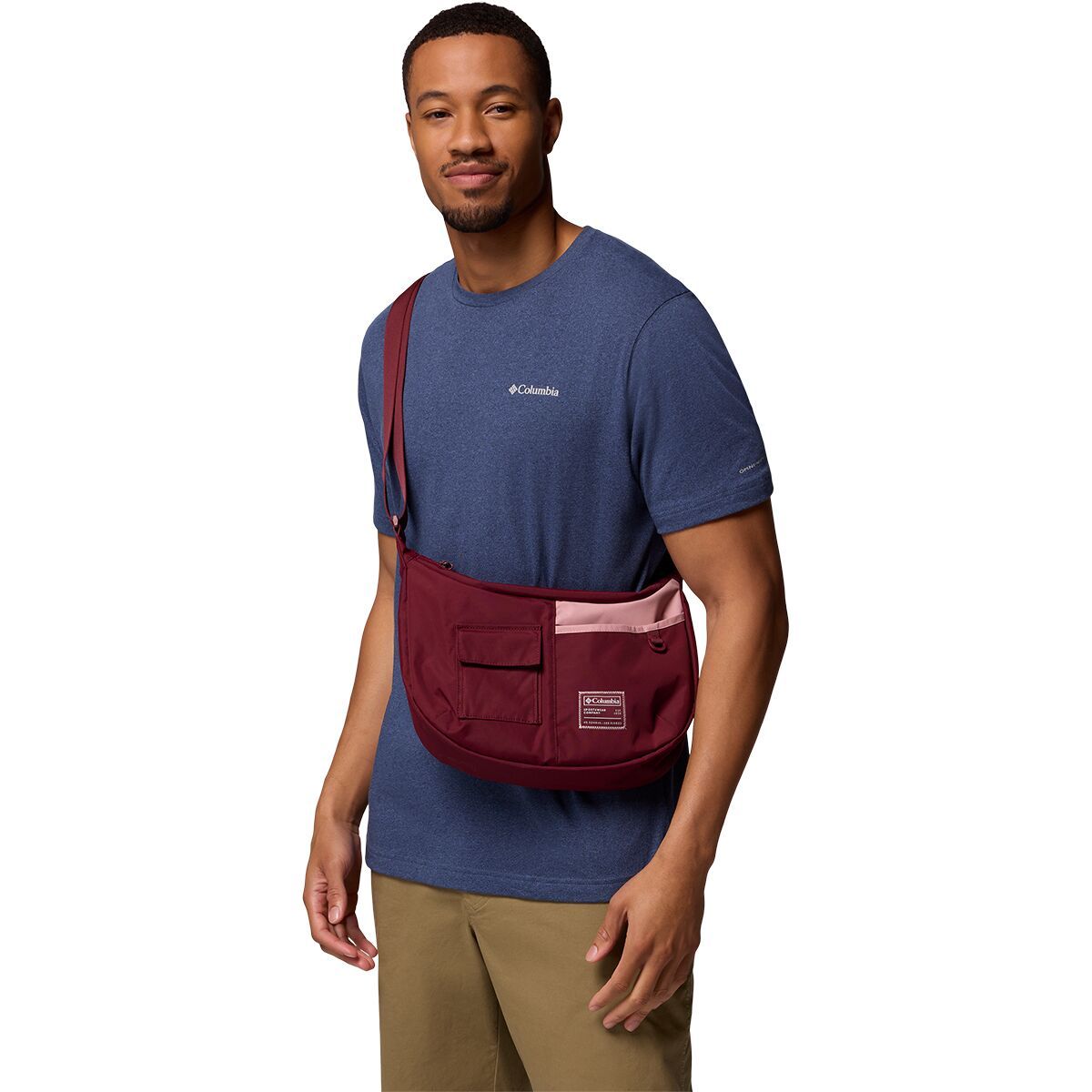 Image of Columbia Cottonwood Creek Saddlebag Rich Wine/Eraser Pink, One Size