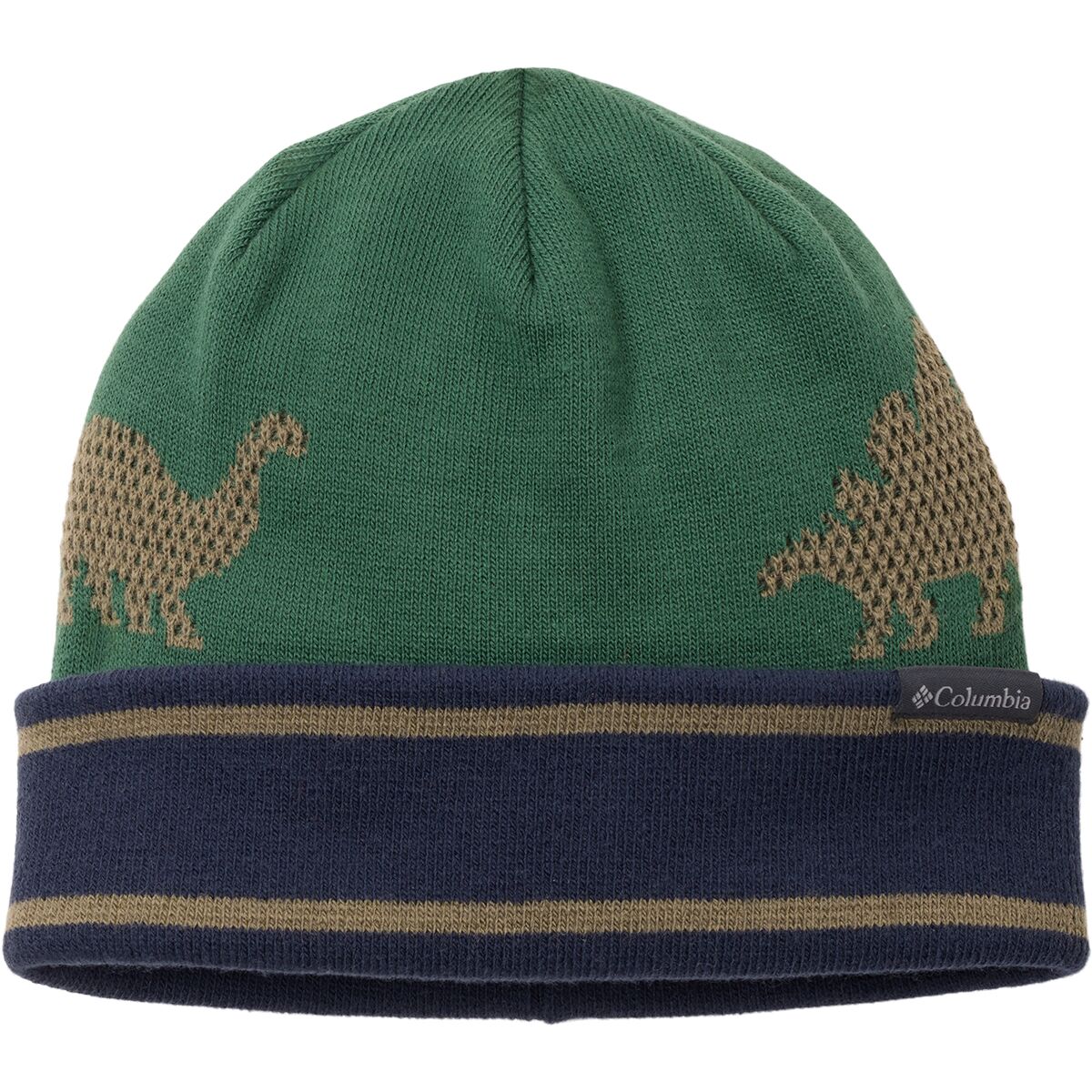 Image of Columbia Kitterwibbit Beanie - Kids' Rain Forest/Greenscape/Coll Navy, One Size
