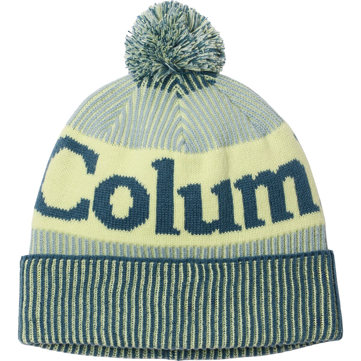 Image of Columbia Polar Powder III Beanie Everblue/Crushed Blue/Citron Haze, One Size