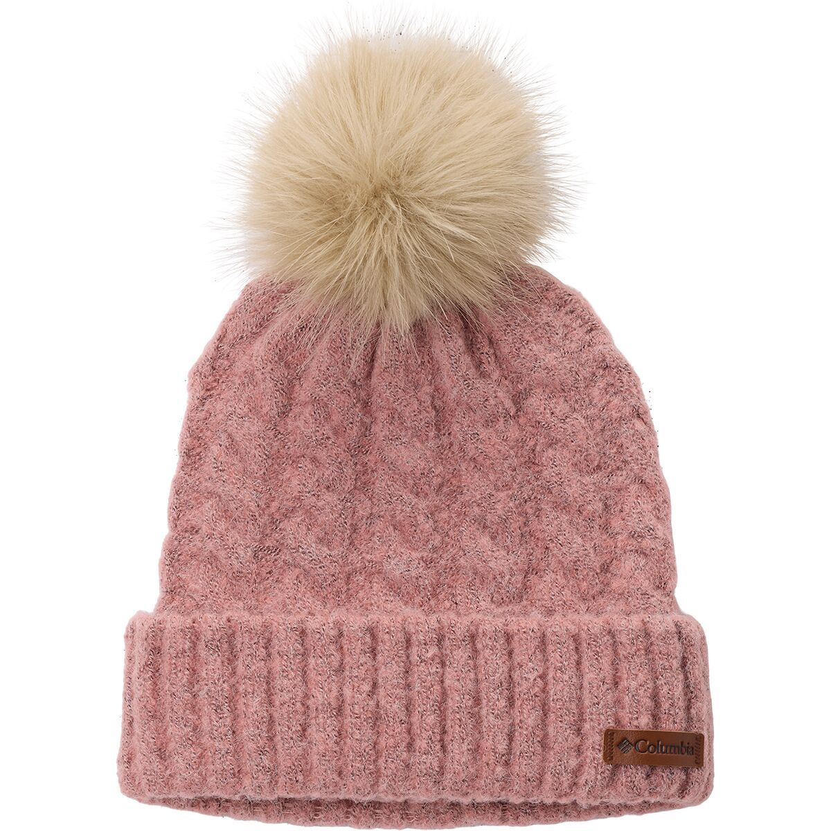 Image of Columbia Winter Blur II Beanie Eraser Pink, One Size