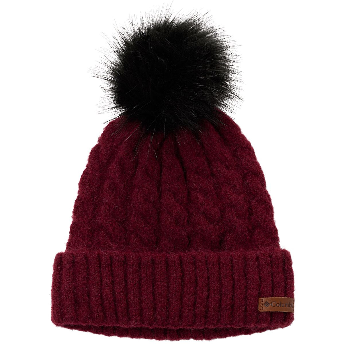 Image of Columbia Winter Blur II Beanie Rich Wine, One Size