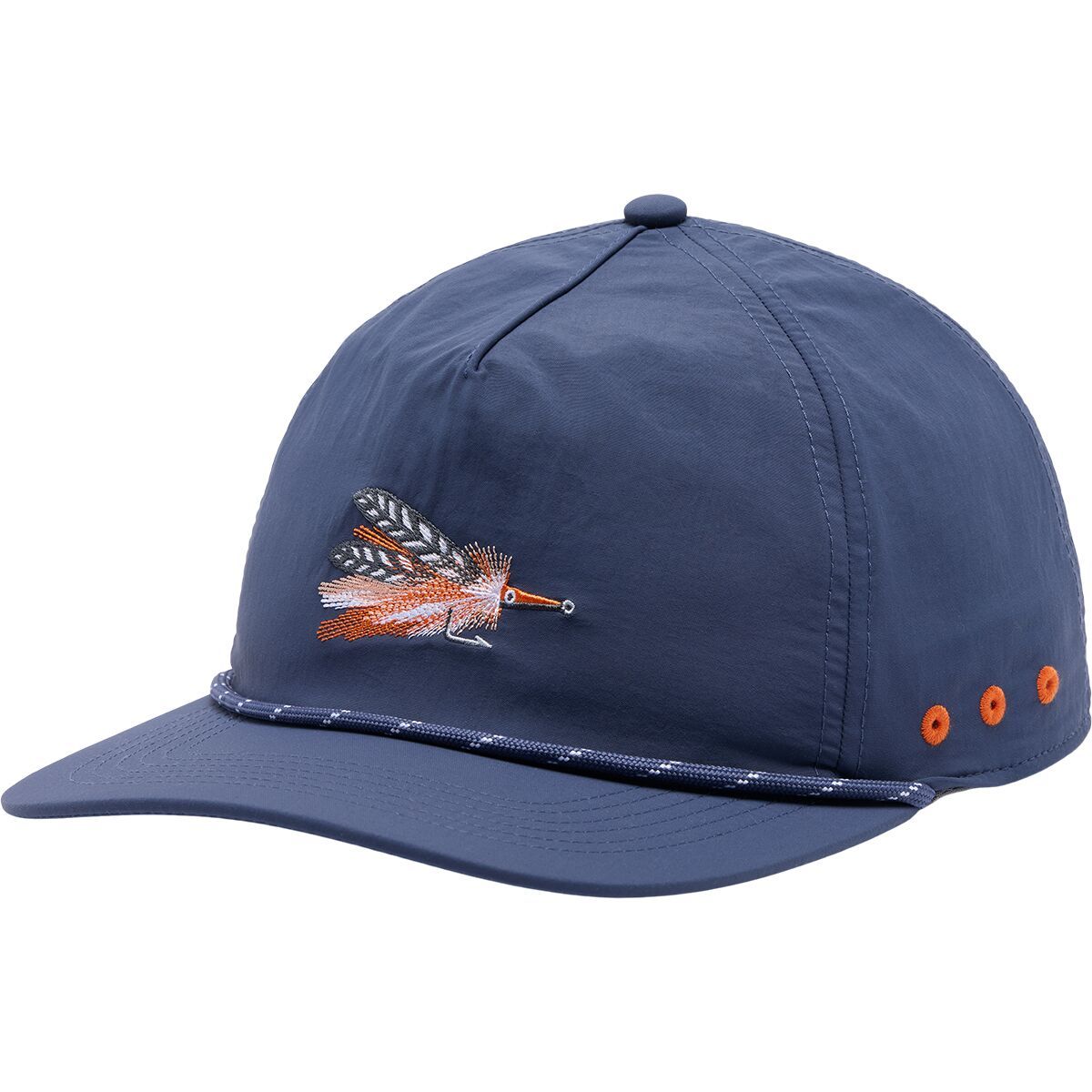 Image of Columbia Bonefish Flats Snapback Hat Nocturnal/White/Fly 1, One Size