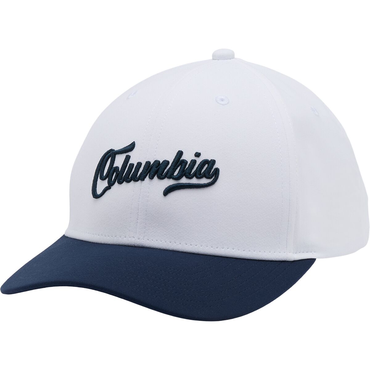 Columbia Columbia Snapback Hat White/Columbia Script, One Size