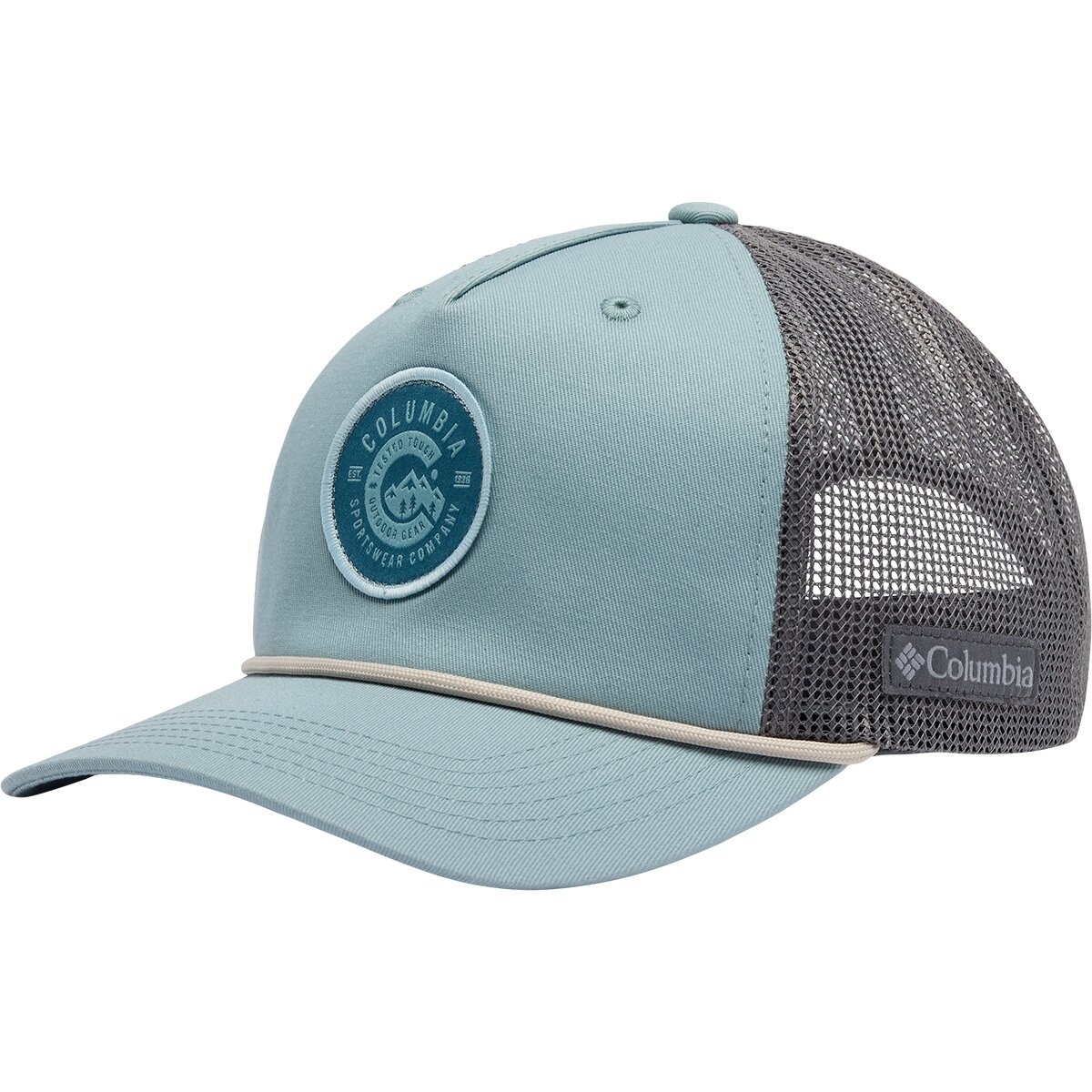 Image of Columbia Trailblaze Snapback Hat Crushed Blue/Circle, One Size