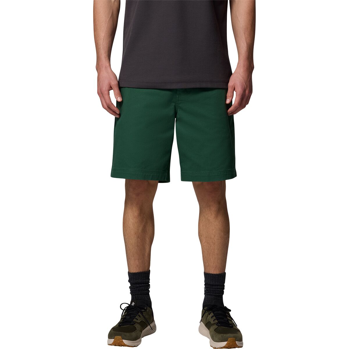 Image of Columbia Acker Rock 9in Twill Short - Men's Rain Forest, 36