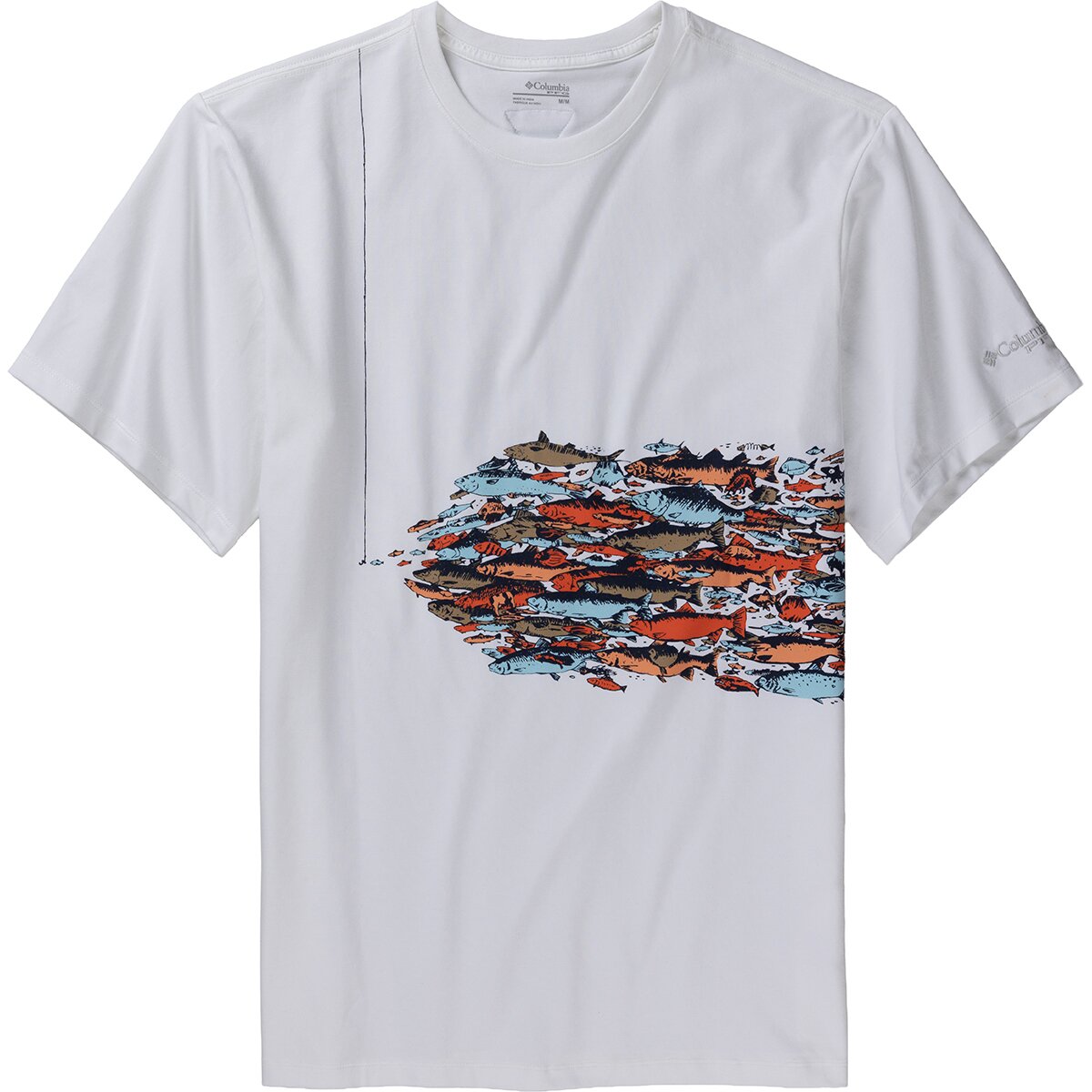 Image of Columbia Bonefish Flats Short-Sleeve T-Shirt - Men's White, S