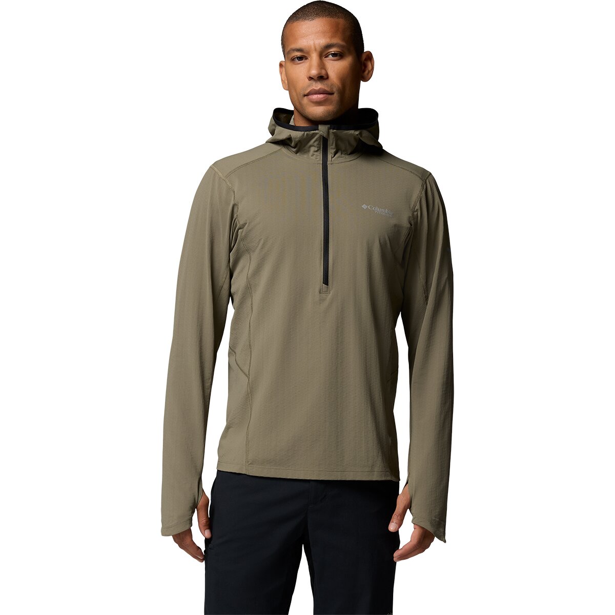 Image of Columbia Diamond Peak Pro Hoodie - Men's Stone Green, L