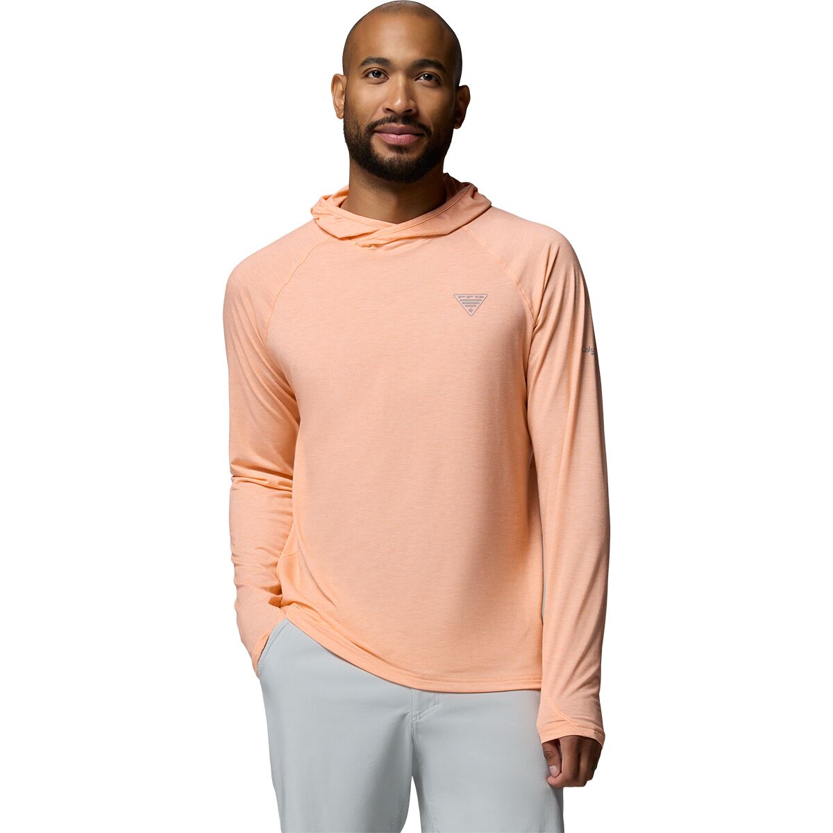 Image of Columbia PFG Uncharted II Hoodie - Men's Bright Nectar, M