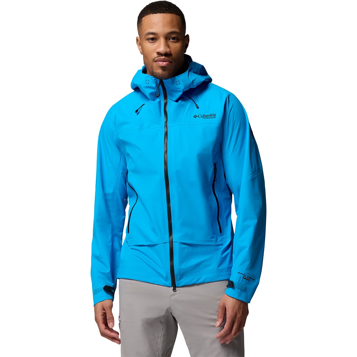 Columbia Saudan Pro 3L Shell - Men's Compass Blue, M