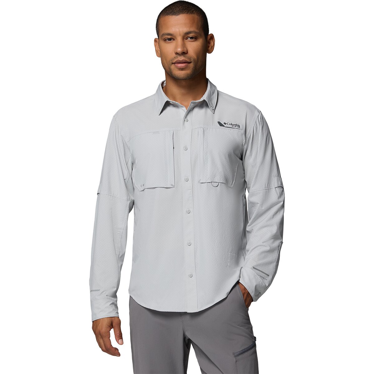 Columbia Shadowcaster II Zero Long-Sleeve Shirt - Men's Cool Grey, XL