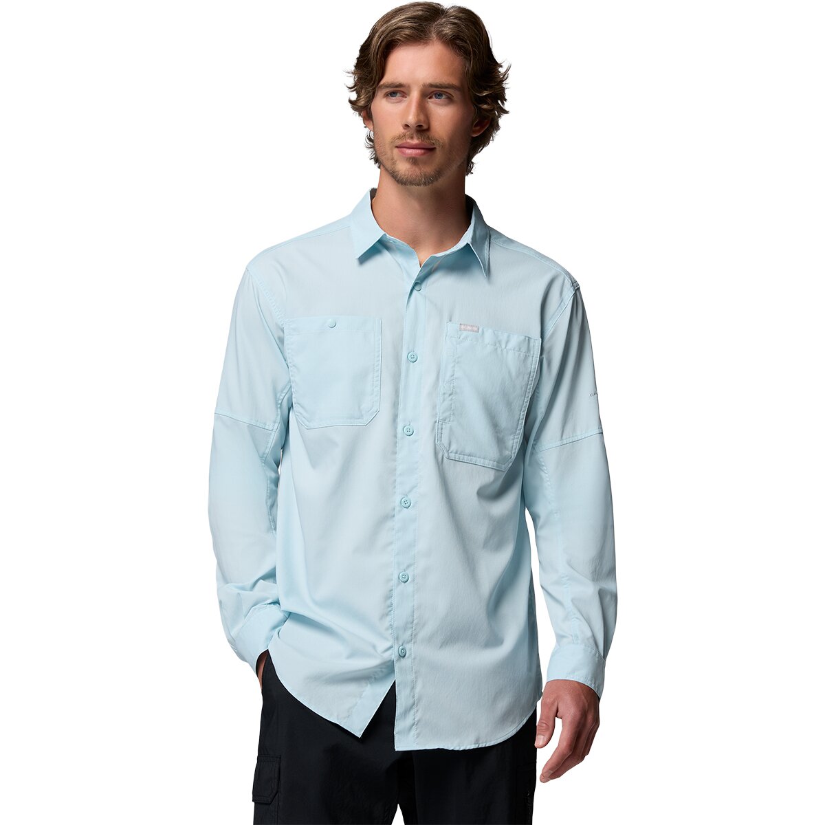 Image of Columbia Silver Ridge Utility II Long-Sleeve Shirt - Men's Marine Light, XXL