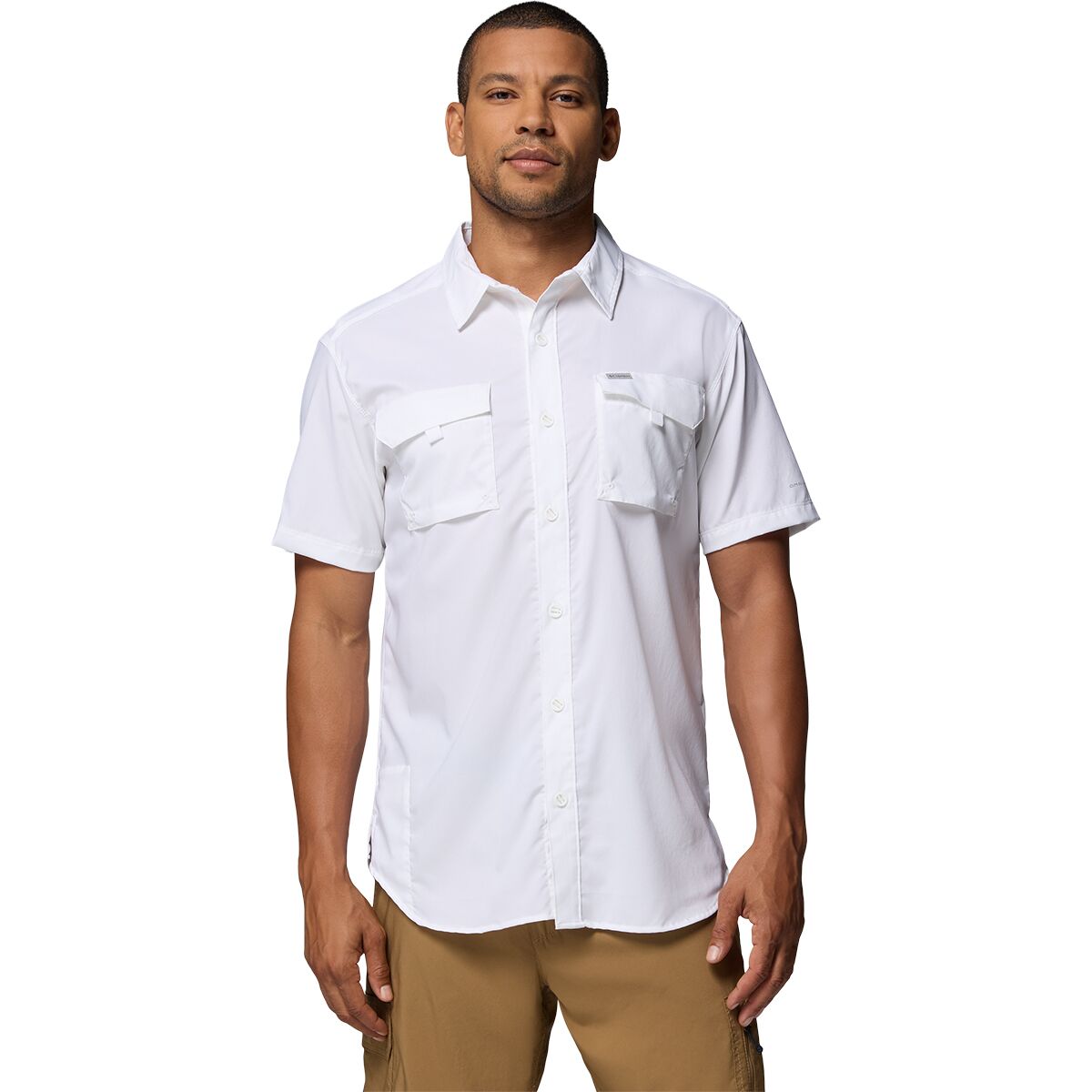 Image of Columbia Silver Ridge Utility II Short-Sleeve Shirt - Men's White, M