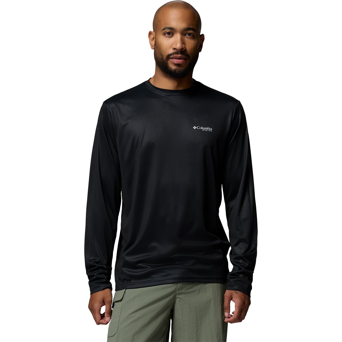 Image of Columbia Terminal Tackle PFG Dare Devil Long-Sleeve Shirt - Men's Black, XXL
